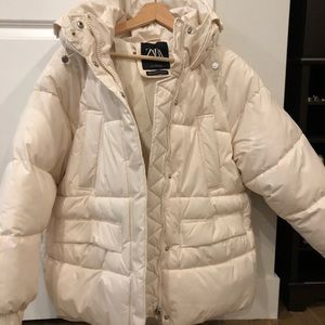 Zara puffy jacket